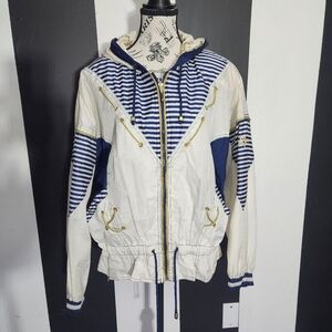 Striped Nautical Women's Utility Jacket